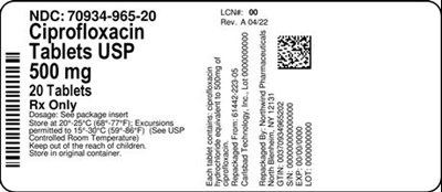 Label - 70934 965 20 Master Bottle Label Approval   Rev A 04 22